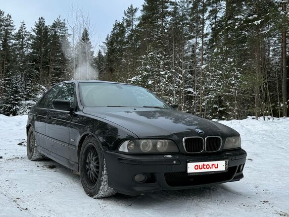2002 BMW 5 серии 535i IV (E39) Рестайлинг, чёрный, 650000 рублей - вид 2