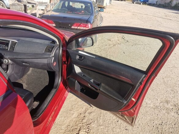 2008 Mitsubishi Lancer X, красный, 800000 рублей - вид 9