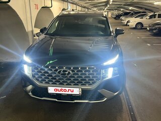 2021 Hyundai Santa Fe IV Рестайлинг, синий, 3550000 рублей, вид 3