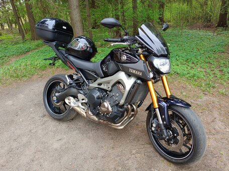 2015 Yamaha MT-09 (FZ-09), синий, 750000 рублей, вид 4