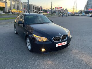 2008 BMW 5 серии 520d V (E60/E61) Рестайлинг, синий, 1150000 рублей, вид 4