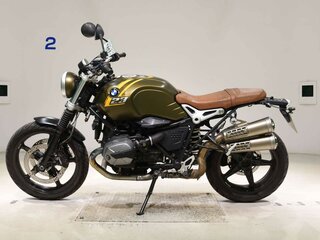 2021 BMW R Nine T Scrambler, зелёный, 1077000 рублей, вид 1