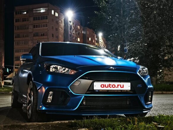 2007 Ford Focus II, голубой