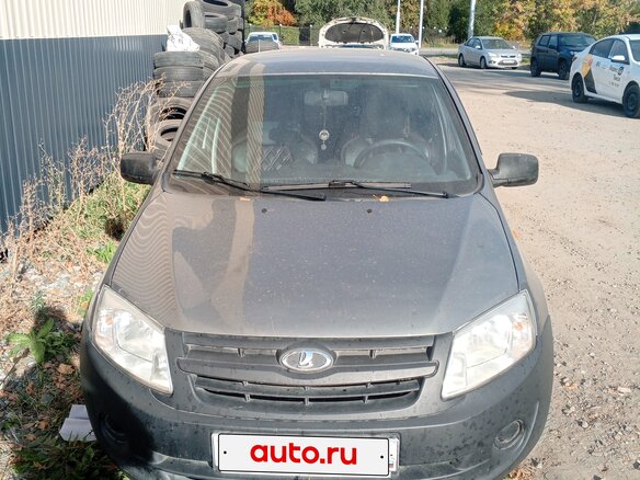 2012 Lada (ВАЗ) Granta I, серый - вид 1