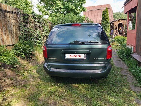 2001 Dodge Caravan 3-speed IV, зелёный, 355000 рублей - вид 1