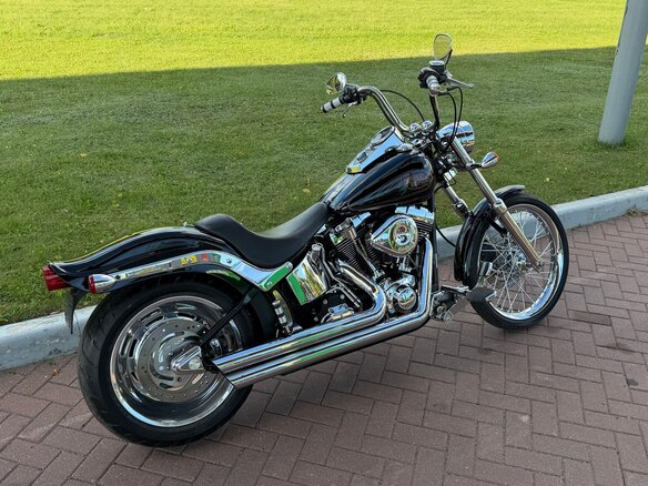 2007 Harley-Davidson Softail Custom, чёрный, 700000 рублей - вид 9