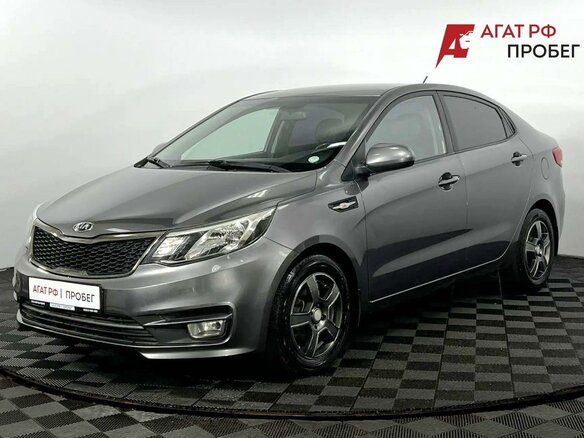 2016 Kia Rio III Рестайлинг, серый