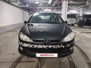 2009 Peugeot 206, чёрный, 125000 рублей, вид 3