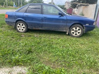 1990 Audi 80 IV (B3), синий, 150000 рублей, вид 2