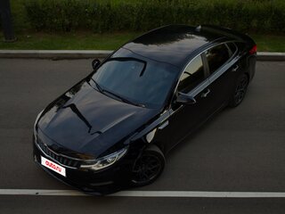 2019 Kia Optima IV Рестайлинг, чёрный, 1620000 рублей, вид 2