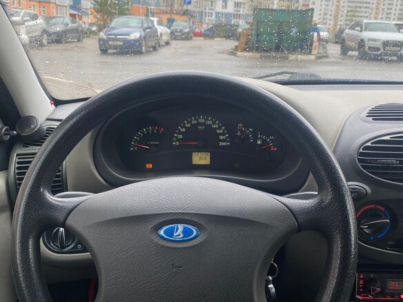 2008 Lada (ВАЗ) Kalina I, серый, 300000 рублей - вид 8