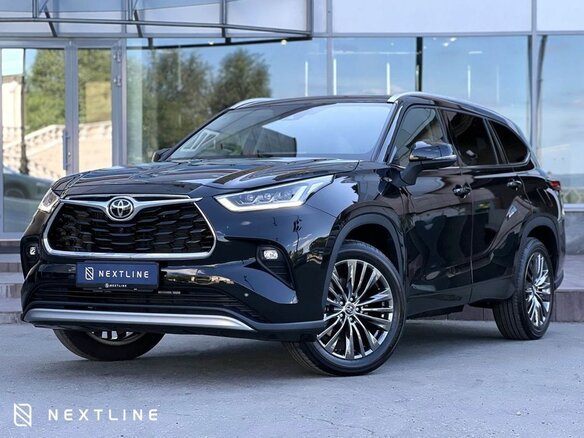 2026 Toyota Highlander IV (XU70), чёрный