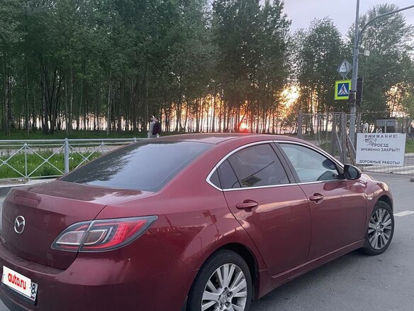 2008 Mazda 6 II (GH), красный, 900000 рублей - вид 1