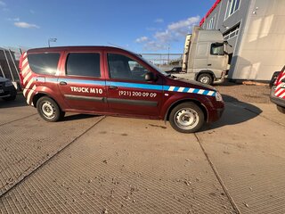 2014 Lada (ВАЗ) Largus I, красный, 655000 рублей, вид 3