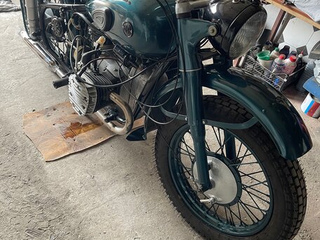 1958 Урал M-72, синий, 400000 рублей, вид 1