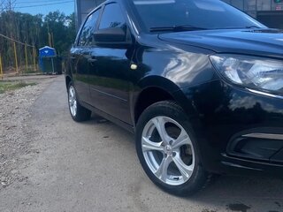 2019 Lada (ВАЗ) Granta I Рестайлинг, чёрный, 470000 рублей, вид 1