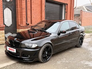 2002 BMW 3 серии 320i IV (E46) Рестайлинг, чёрный, 1300000 рублей, вид 3