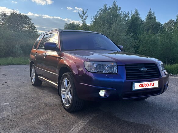 2006 Subaru Forester II Рестайлинг, пурпурный, 1000000 рублей - вид 4