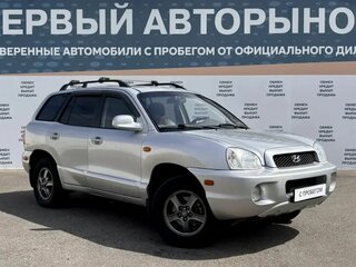 2002 Hyundai Santa Fe I, серебристый, 700000 рублей, вид 3