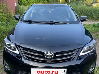 2012 Toyota Corolla X (E140, E150) Рестайлинг, чёрный, 950000 рублей, вид 1