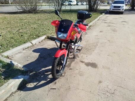 2011 Yamaha YBR125, красный, 160000 рублей, вид 3