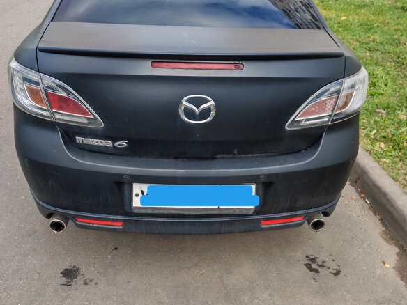 2008 Mazda 6 II (GH), чёрный, 680000 рублей - вид 6