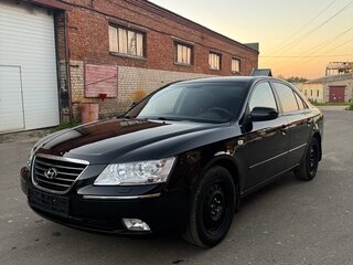 2008 Hyundai Sonata V (NF) Рестайлинг, чёрный, 630000 рублей, вид 2