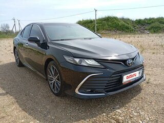 2022 Toyota Camry VIII (XV70) Рестайлинг, чёрный, 2890000 рублей, вид 2