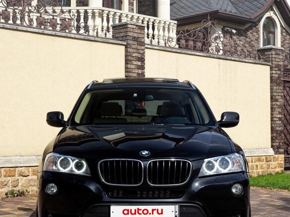 2012 BMW X3 28i xDrive II (F25), чёрный, 1600000 рублей - вид 1