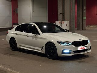 2018 BMW 5 серии 530d xDrive VII (G30/G31/G38), белый, 3650000 рублей, вид 2