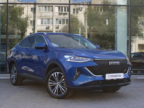 2023 Haval F7x I Рестайлинг, синий - вид 2