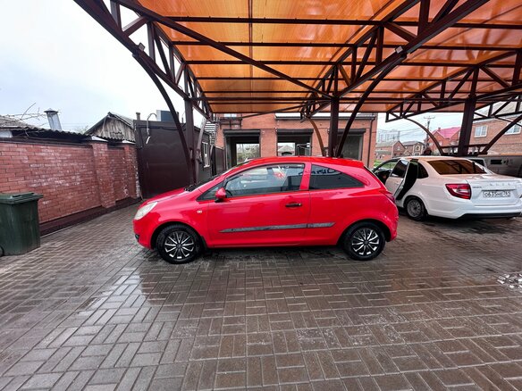 2007 Opel Corsa D, красный, 420000 рублей - вид 3