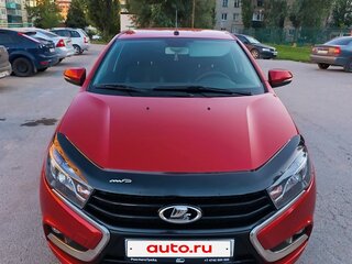 2018 Lada (ВАЗ) Vesta I, красный, 970000 рублей, вид 4