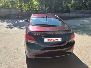 2012 Hyundai Solaris I, фиолетовый, 650000 рублей, вид 5