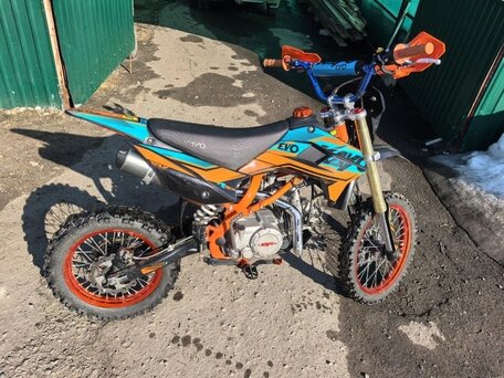 2024 Kayo Evolution YX140EM, синий, 85000 рублей, вид 2