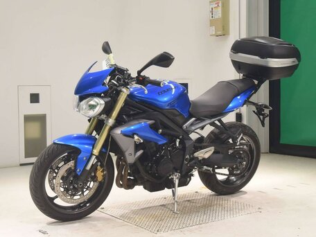 2013 Triumph Street Triple, синий, 595000 рублей, вид 4