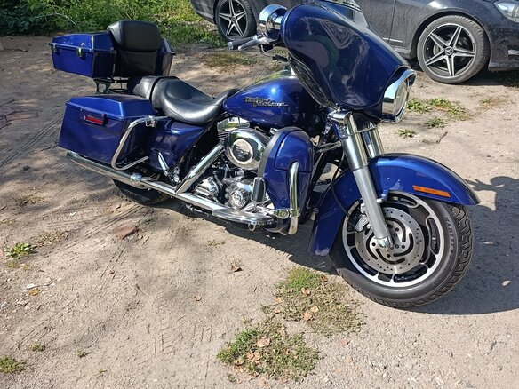 2007 Harley-Davidson Street Glide, синий, 777000 рублей - вид 15