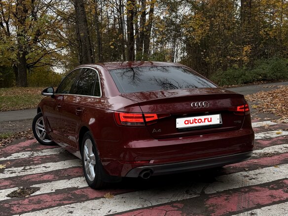 2016 Audi A4 V (B9), красный, 1700000 рублей - вид 6
