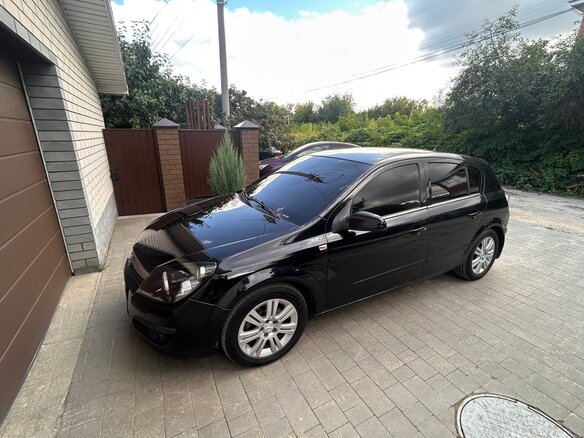 2007 Opel Astra H, чёрный - вид 13