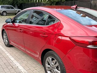 2018 Hyundai Elantra VI (AD), красный, 1600000 рублей, вид 4