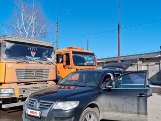 2008 Volkswagen Touareg I Рестайлинг, чёрный, 990000 рублей, вид 4