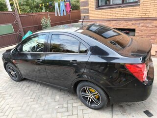 2012 Chevrolet Aveo II, чёрный, 423000 рублей, вид 3