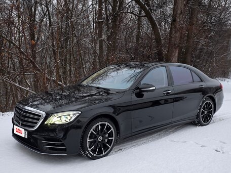 2019 Mercedes-Benz S-Класс 560 Long VI (W222, C217) Рестайлинг, чёрный, 6900000 рублей, вид 3