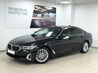 2021 BMW 5 серии 520i VII (G30/G31/G38) Рестайлинг, чёрный, 4745000 рублей, вид 2