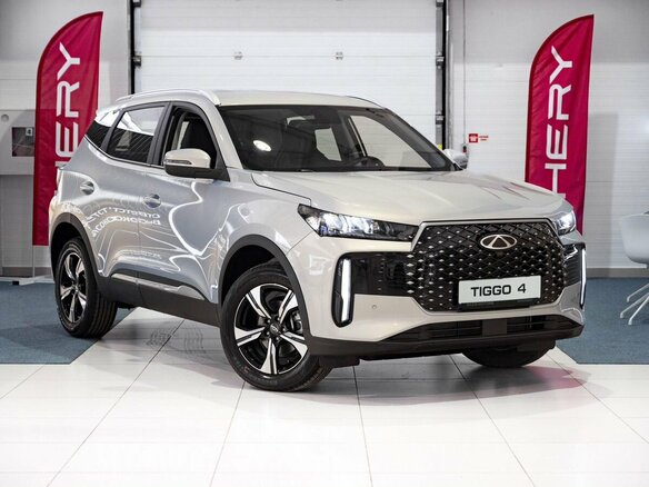2025 Chery Tiggo 4 I Рестайлинг 2, серебристый - вид 2