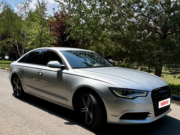 2014 Audi A6 IV (C7), серебристый, 1890000 рублей - вид 1