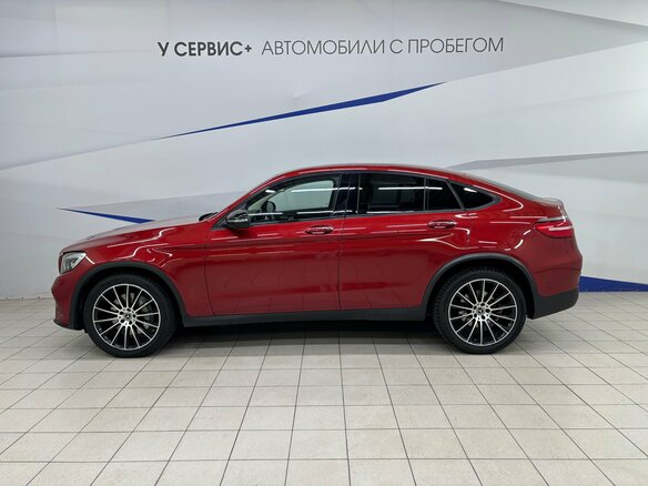 2017 Mercedes-Benz GLC Coupe 250 I (C253), красный - вид 1