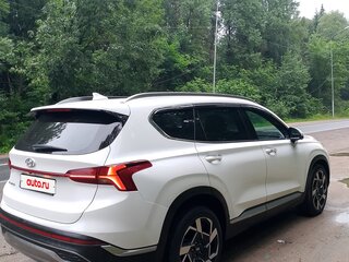 2020 Hyundai Santa Fe IV Рестайлинг, белый, 2800000 рублей, вид 4