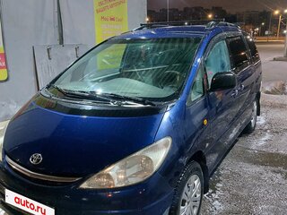 2002 Toyota Previa II (XR30, XR40), синий, 650000 рублей, вид 2
