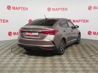 2020 Hyundai Solaris II Рестайлинг, коричневый, 1691000 рублей, вид 5
